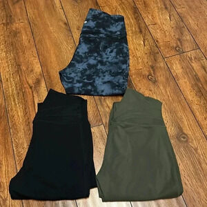 3 New High rise leggings